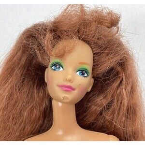 Vintage 1966 TNT Twist And Turn Barbie Doll By Mattel Carrot Red Hair Nude